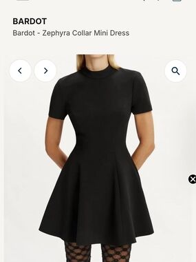 Bardot NWOT Zephyra Collar Mini Dress